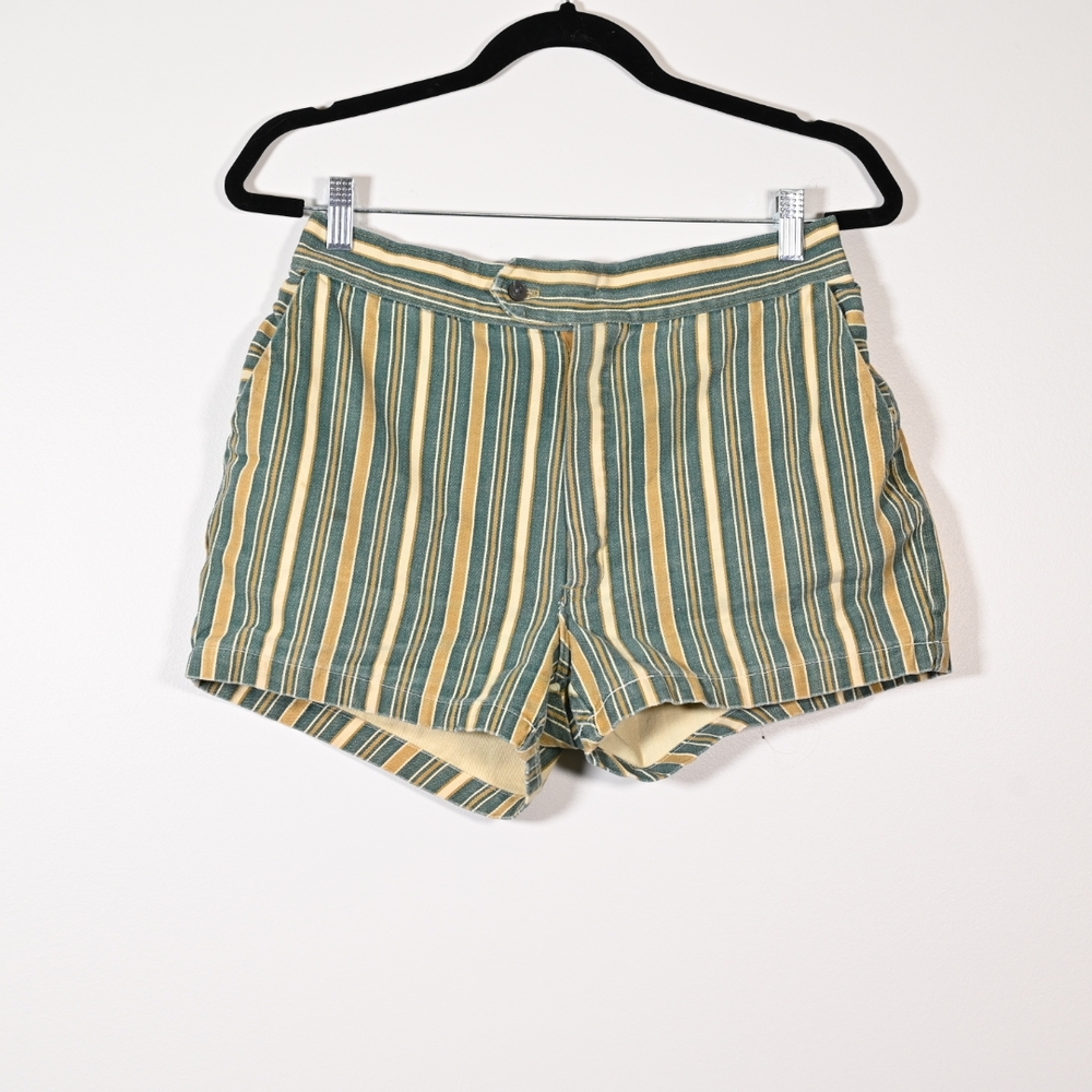 Alpine Vintage Shorts US 30 Green Yellow